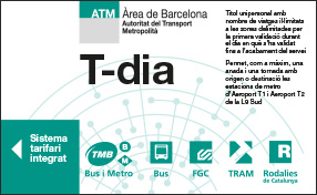 Ticket de metro barcelone