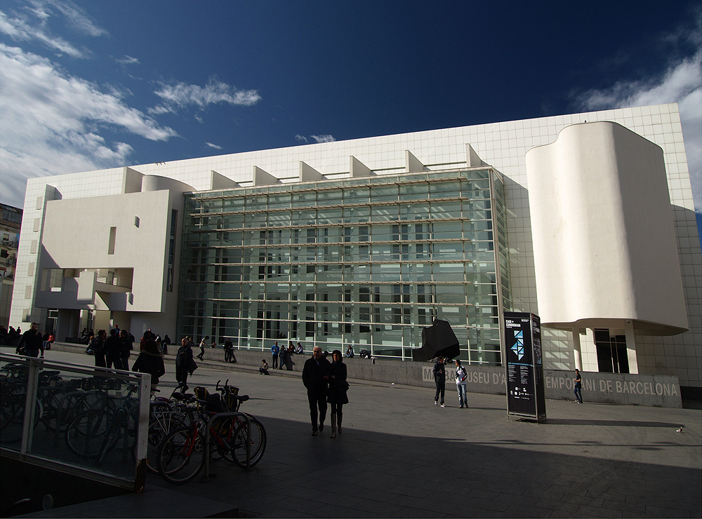 le musée d'art contemporain à Barcelone
